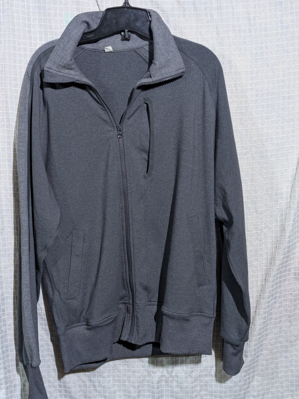 lululemon athletica Men's Charcoal Full-Zip Sweater Jacket